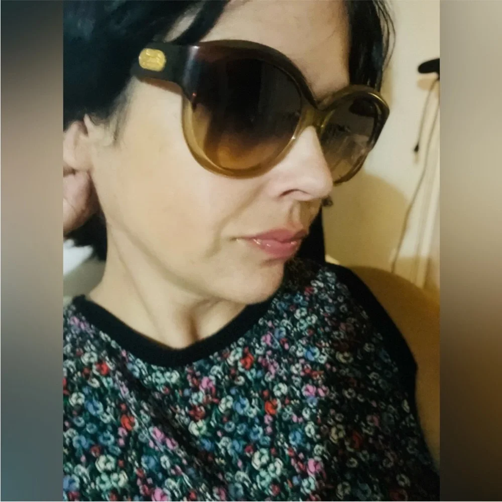 Vintage CELINE Paris‎ Sunglasses, Model 64, Oversized, Made in France